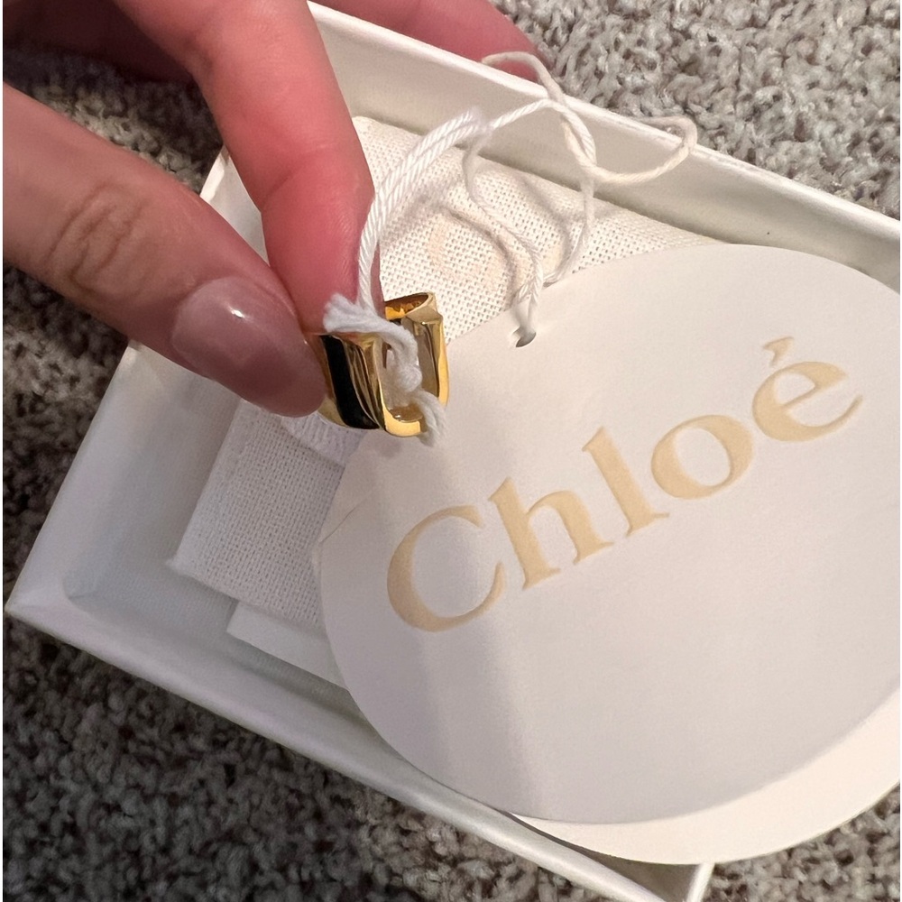 Chloé Letter U ring NWT